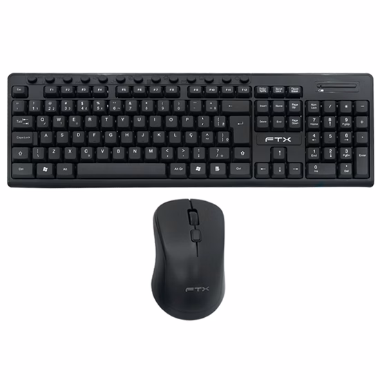 Teclado FTX KM250 Wireless Com Mouse