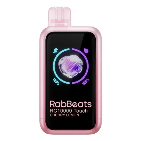 Vaper Descartável Elfbar RabBeats RC10000 Touch Cherry Lemon 10000 Puffs