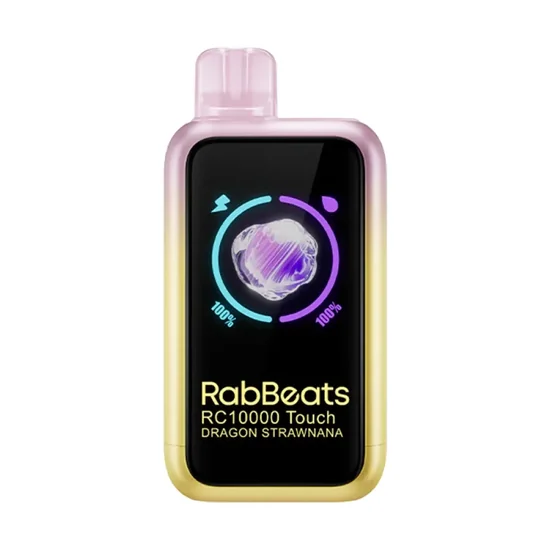 Vaper Descartável Elfbar RabBeats RC10000 Touch Dragon Strawnana 10000 Puffs