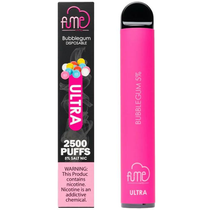 Vaper Descartável Fume Ultra Bubblegum 2500 Puffs