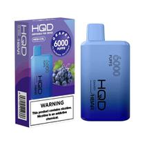 Vaper Descartável HQD HBAR Grapey 6000 Puffs