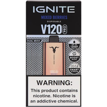 Vaper Descartável Ignite V120 Pro Rose Gold Mixed Berries 12000 Puffs