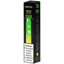 Vaper Descartável Ignite V35 Green Apple Peach Kiwi 3500 Puffs