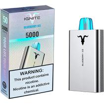 Vaper Descartável Ignite V50 Blueberry Ice 5000 Puffs