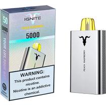 Vaper Descartável Ignite V50 Peach Raspberry 5000 Puffs
