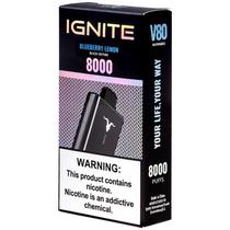 Vaper Descartável Ignite V80 Blueberry Lemon 8000 Puffs