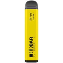 Vaper Descartável Nikbar Banana Ice 1000 Puffs