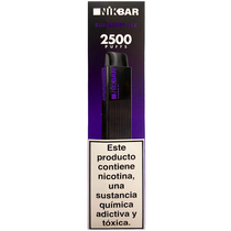 Vaper Descartável Nikbar Blueberry Ice 2500 Puffs