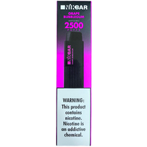 Vaper Descartável Nikbar Grape Bubblegum 2500 Puffs