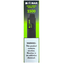 Vaper Descartável Nikbar Sour Green Apple Ice 2500 Puffs