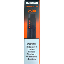 Vaper Descartável Nikbar Strawberry Ice 2500 Puffs