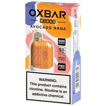 Vaper Descartável Oxbar G8000 Avocado Nana 8000 Puffs