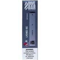 Vaper Descartável Rave Bar Lychee Ice 400 Puffs