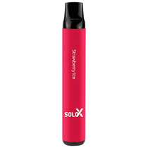Vaper Descartável Vapeman SoloX Strawberry Ice 1500 Puffs