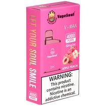 Vaper Descartável VapeSoul V - Max Apple Peach 4000 Puffs