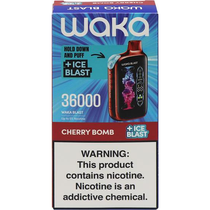 Vaper Descartável Waka Blast Cherry Bomb 36000 Puffs