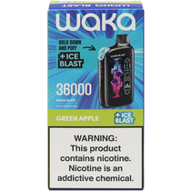Vaper Descartável Waka Blast Green Apple 36000 Puffs