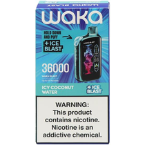 Vaper Descartável Waka Blast Icy Coconut Watermelon 36000 Puffs