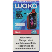 Vaper Descartável Waka Blast Peach 36000 Puffs