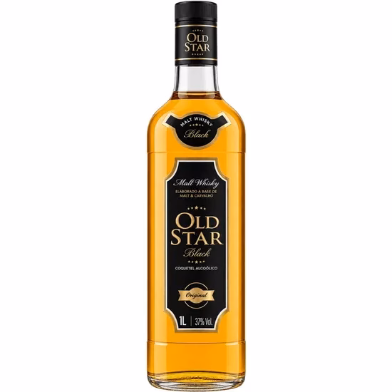 Whisky Old Star Black 1 Litro