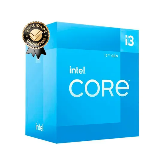 Processador Intel Core i3 12100F Socket LGA 1700 / 3.30GHZ / 12MB