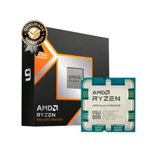 Processador AMD Ryzen 9 9900X3D Socket AM5 / 4.4GHZ / 140MB