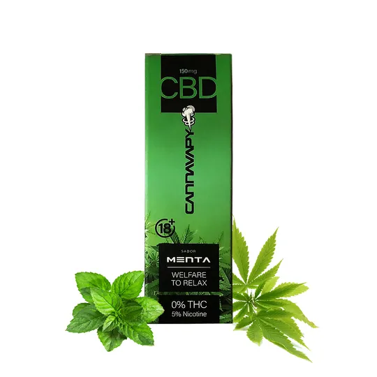 Vape Descartável Cannavapy Welfare To Relax 600 Puffs com 150MG