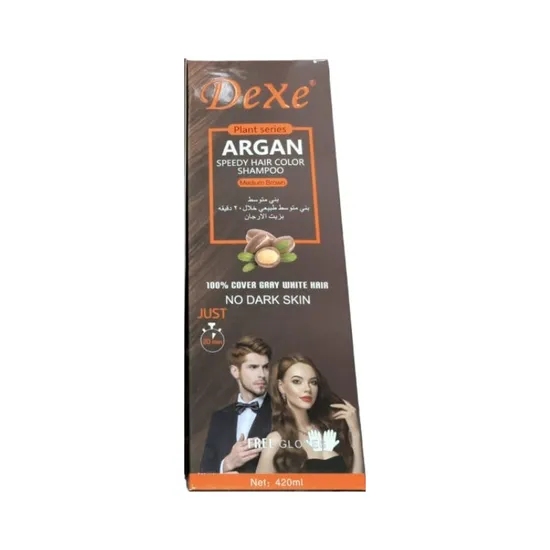 Dexe Shampoo Medium Brown / Meio Castanho 400ML