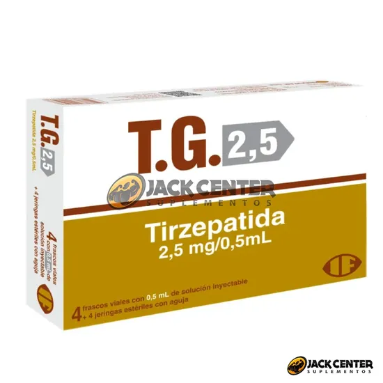 Tirzepatida 2,5MG.Indufar.T.G2.5 4FRASCO/0,5ML**
