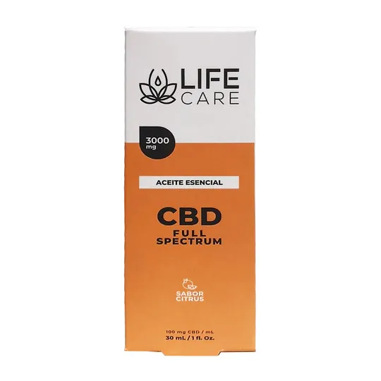 Azeite Life Care CBD Citrus 3000MG - 30ML | Compras Paraguai