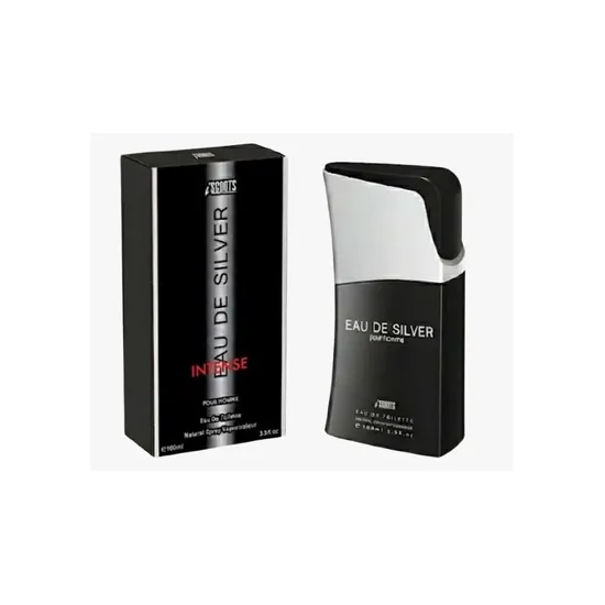 Iscents Eau de Silver Intense Pour Homme Edt 100ML