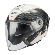 Capacete MT Helmets Cosmo SV Layout A1 Aberto - Tamanho L - com Viseira Solar - Brilho