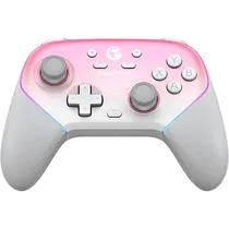 Controle Sem Fio Gamesir Super Nova T5N Pro Bluetooth - Rosa/Cinza
