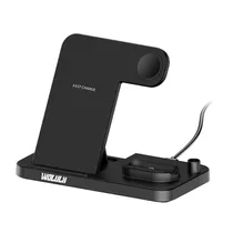 Carregador Wireless Wolulu AS-51853 / 4 Em 1 / 15W - Preto