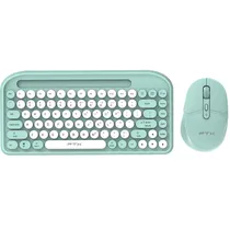 Teclado Wireless Bluetooth FTX Verde Y Mouse FTXGK01 Portugués