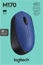 Mouse Logitech M170 Wireless Blue 910-004800