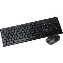Kit Teclado USB Kolke KEK-195 com Mouse Sem Fio Preto Espanhol