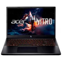 Notebook Acer Nitro V 15 ANV15-52-58P7, Intel Core 5 210H 2.20GHZ (4.80GHZ), 16GB Ram, 512GB SSD, Tela 15.6" Full HD (1920 X 1080) Ips 165HZ, Geforce RTX4050 6GB, Windows 11 Home, Ethernet (RJ45), Inglês, Obsidian Preto