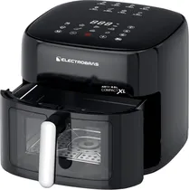 Freidora Electrica Electrobras Compact XL EBAF-85D Black 8.5L/1900W 110V