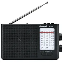 Rádio Portátil Ecopower EP-F503 Bluetooth / AM / FM / USB / TF - Preto