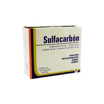 Sulfa Carbon (Antibacteriano) - 10 Comprimidos