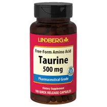 Lindberg Taurine 500MG 100CAPS