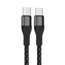 Cabo Juhuaxin JU-UX41 USB-C A USB-C 1M - Black