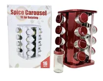 Organizador Giratorio para Especias – 16 Frascos