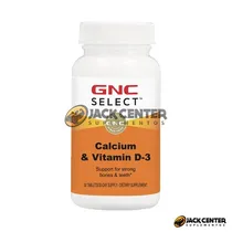 Calcium e Vitamina D3 GNC 30 Tablets