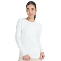 Camiseta Térmica Umbro Light Fit Feminina Manga Longa Branca s