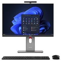 Desktop All In One Lenovo Thinkcentre M90A Pro Gen 6 Intel Core Ultra 5 245 de 4.5GHZ Tela QHD Ips 27" / 32GB de Ram / 1TB SSD - Preto / Cinza