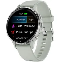 Relógio Garmin Venu 3S 010-02785 com GPS/Wi-Fi - Verde
