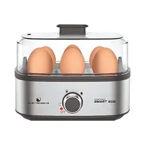 Cocedor de Huevos Electrobras Smart Egg EBEG-06 300W 110V Plata - Negro