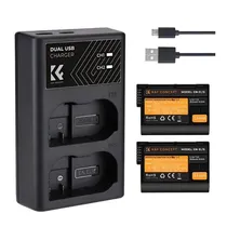 Kit de Bateria e Carregador K&Amp;F EN-EL15 para Nikon (KF28.0012)